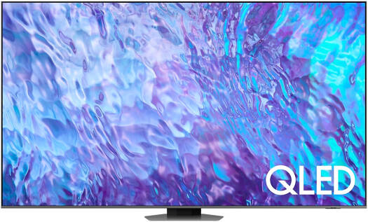 SAMSUNG Q80C 98 " QLED 4K Smart TV, Neural Quantum Processor 4K, 100 Hz Refresh Rate, Smart Hub, Quantum HDR+, Wi-Fi 5 / BT5.2, Ethernet, Dolby Atmos Sound, 4 X HDMI, 2 x USB, Black | QA98Q80CAUXZN